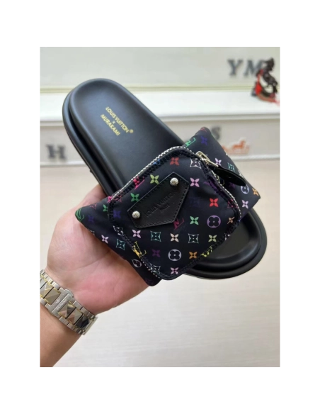 Louis Vuitton TM Pool Pillow Flat Comfort Mule,Louis Vuitton Slides