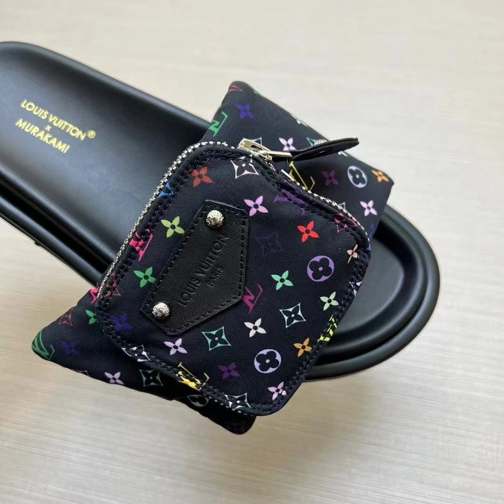 Louis Vuitton TM Pool Pillow Flat Comfort Mule,Louis Vuitton Slides