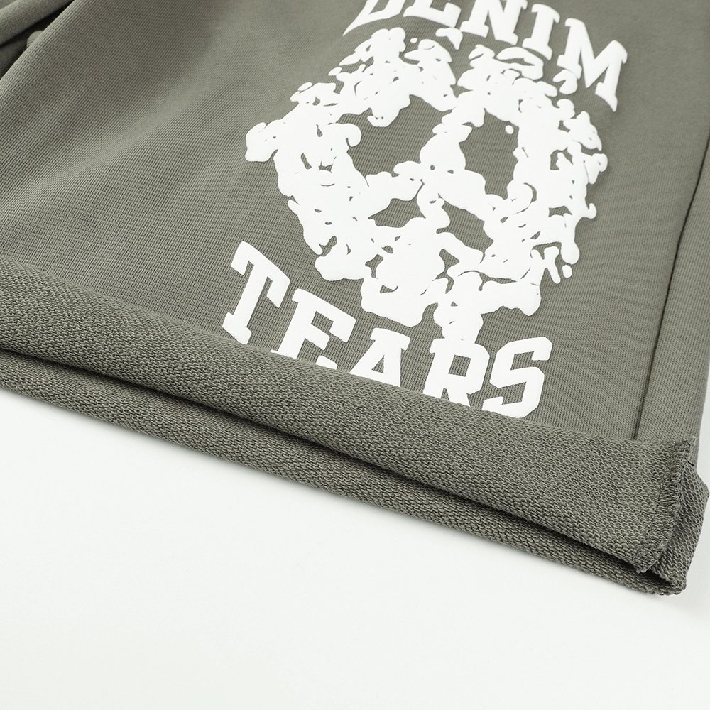 Denim Tears Denim University Sweat Shorts,Denim Tears