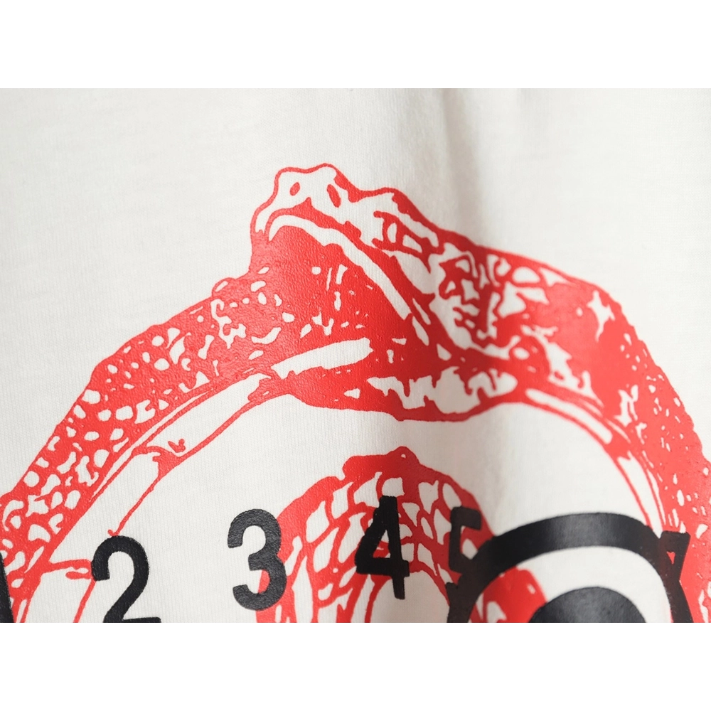 Maison Margiela Digital Logo Print Short Sleeve T-Shirt,MAISON MARGIELA