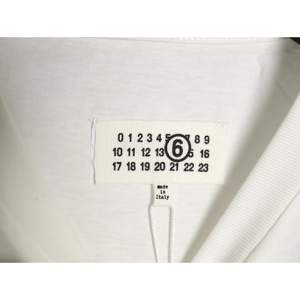 Maison Margiela Digital Logo Print Short Sleeve T-Shirt,MAISON MARGIELA