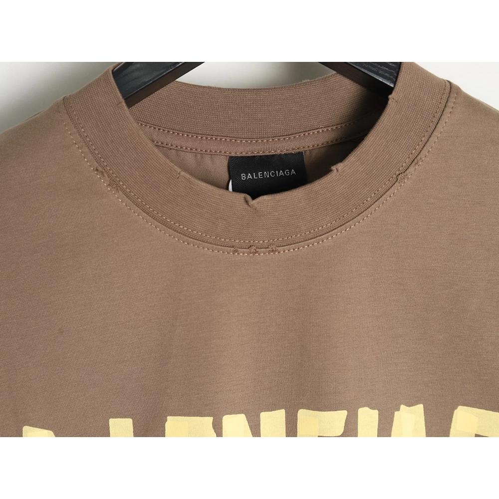 Balenciaga Tape Print Short Sleeve T-Shirt TSK2,Balenciaga