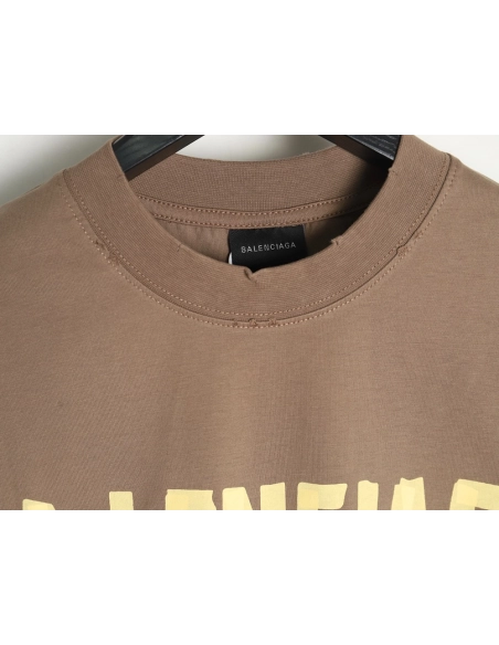 Balenciaga Tape Print Short Sleeve T-Shirt TSK2,Balenciaga