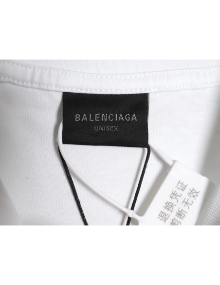 Balenciaga 3B Classic LOGO Short Sleeve T-Shirt,Balenciaga