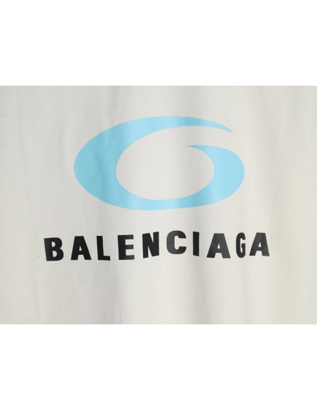 Balenciaga Loop Sports Icon Short Sleeve T-Shirt,Balenciaga