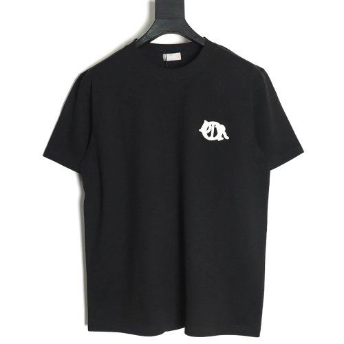 Dior four-color embroidered chapter letter T-shirt TSK3,Dior