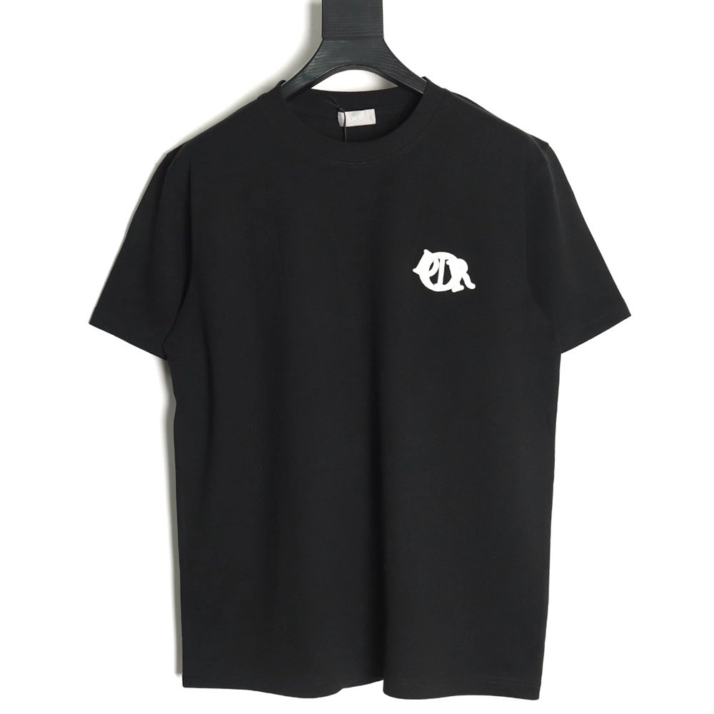 Dior four-color embroidered chapter letter T-shirt TSK3,Dior