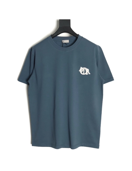 Dior four-color embroidered chapter letter T-shirt TSK2,Dior
