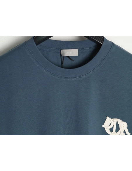 Dior four-color embroidered chapter letter T-shirt TSK2,Dior