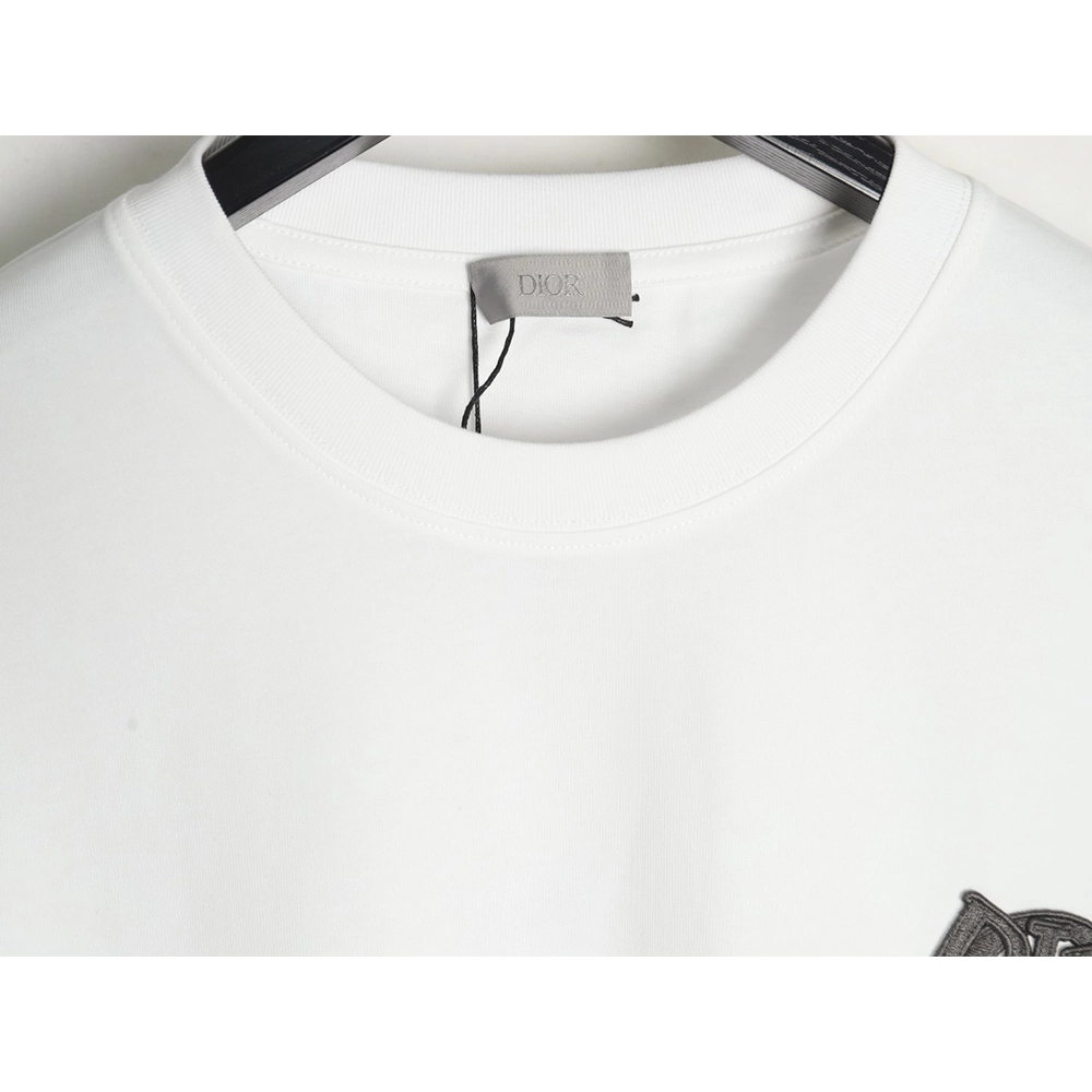 Dior four-color embroidered chapter letter T-shirt,Dior
