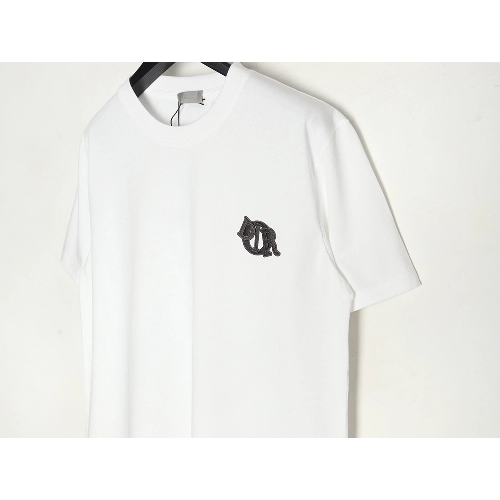 Dior four-color embroidered chapter letter T-shirt,Dior