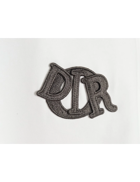 Dior four-color embroidered chapter letter T-shirt,Dior