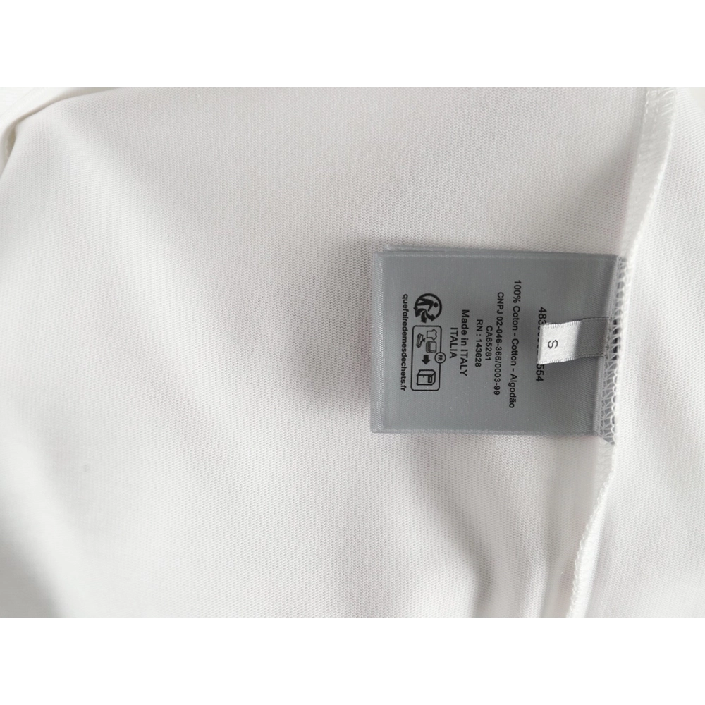 Dior four-color embroidered chapter letter T-shirt,Dior