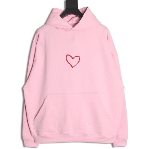 Balenciaga Valentines Day Love Hooded Sweatshirt,Balenciaga