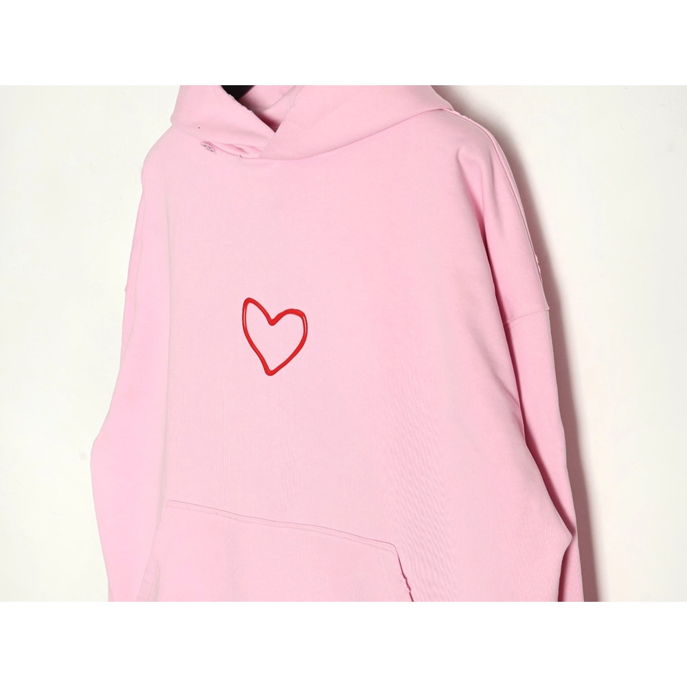 Balenciaga Valentines Day Love Hooded Sweatshirt,Balenciaga