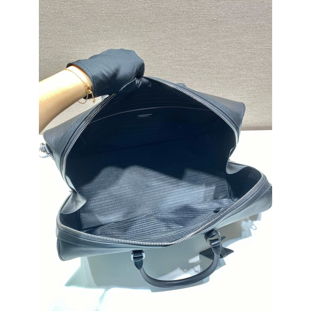 Prada Saffiano Leather Travel Bags 2VC018 50*27.5*25cm,Prada Bags