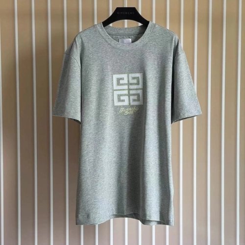 Givenchy 4G t-shirt in cotton Grey,Givenchy T Shirt,Tshirt,Low price high quality.