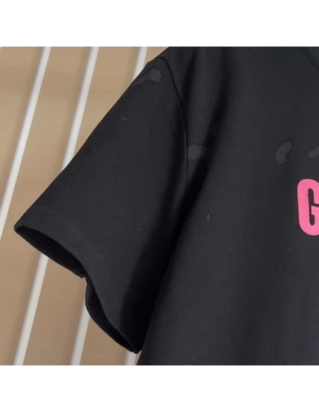 Givenchy Paris Distressed Oversized T Shirt Black Red,Givenchy T Shirt,Tshirt,Low price high quality.