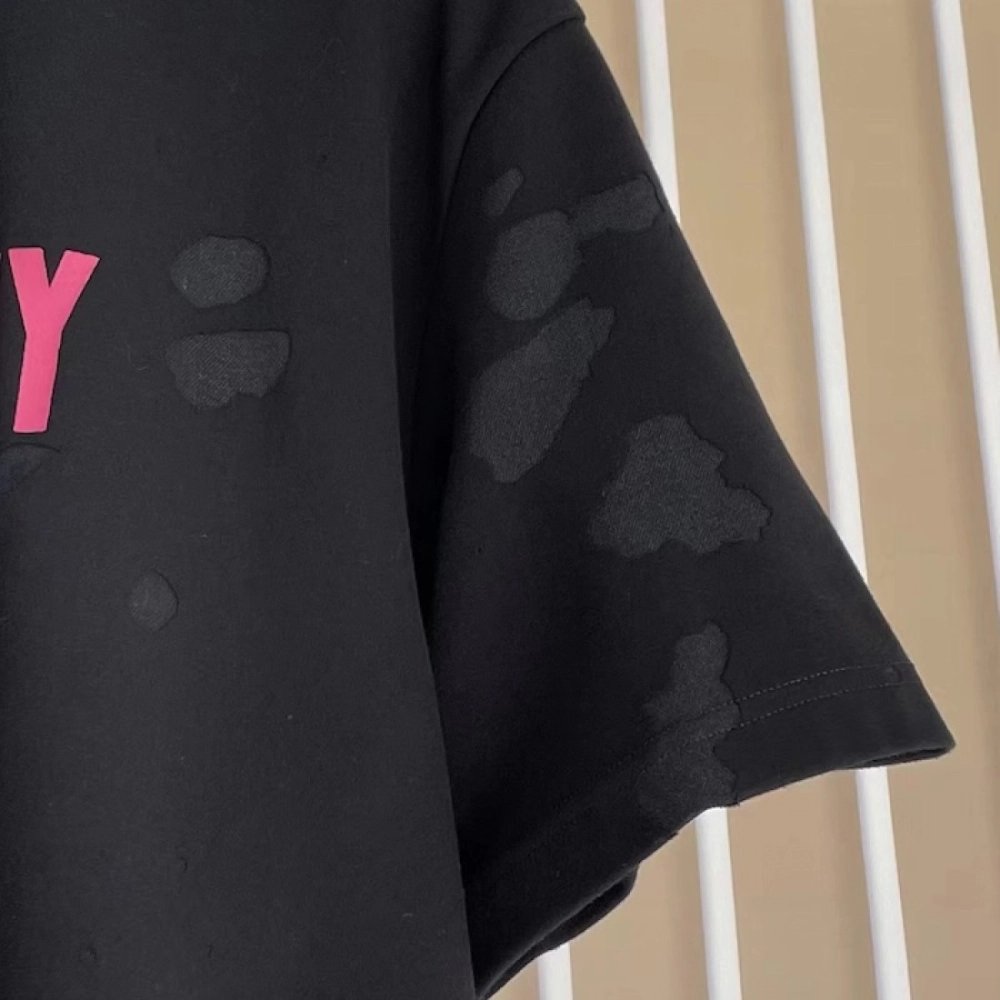 Givenchy Paris Distressed Oversized T Shirt Black Red,Givenchy T Shirt,Tshirt,Low price high quality.