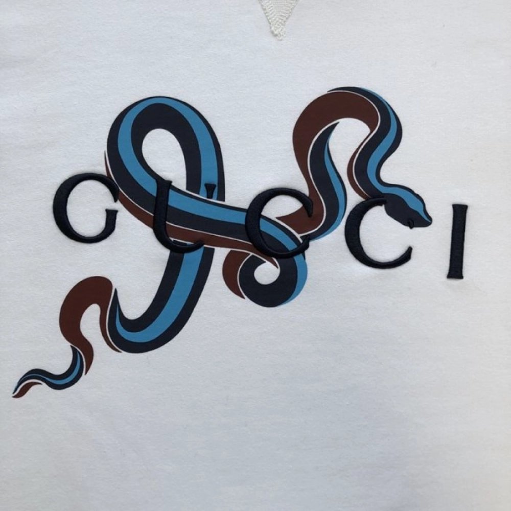 Gucci Printed cotton jersey T-shirt White,Gucci T Shirt,Tshirt,Low price high quality.