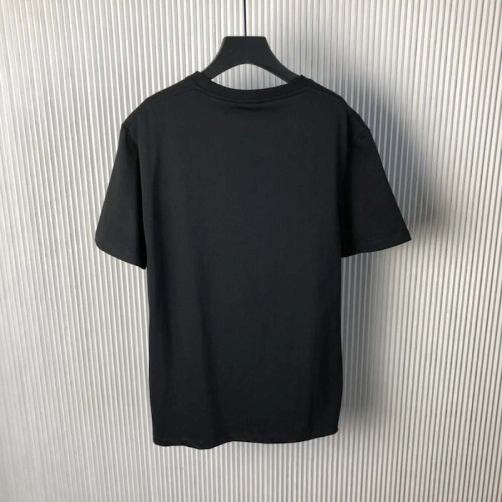 Loewe Relaxed fit T-shirt in black cotton,Loewe T Shirt,Tshirt,Low price high quality.