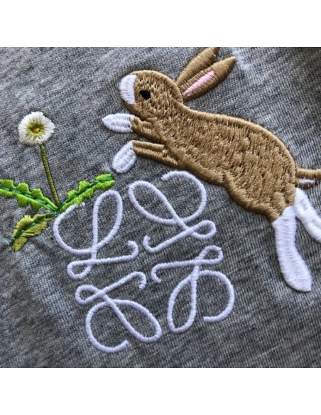 Loewe Relaxed fit T-shirt in cotton Grey,Loewe T Shirt,Tshirt,Low price high quality.