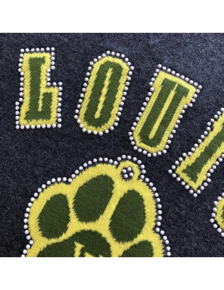 Louis Vuitton Embellished Short-Sleeved Cotton Crewneck 1AGJSB,Louis Vuitton T Shirt,Tshirt,Low price high quality.