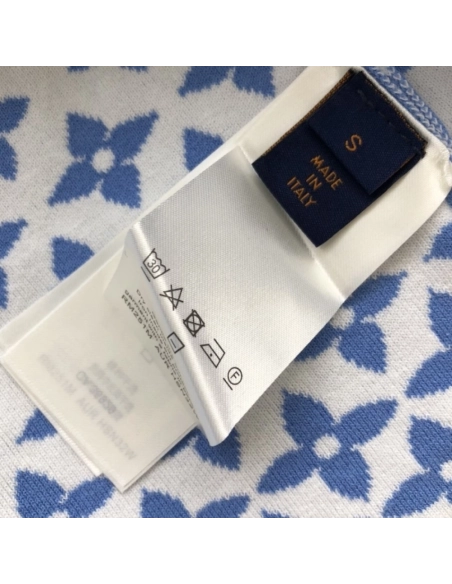 Louis Vuitton Knitted Cotton T-Shirt 1AGJUG,Louis Vuitton T Shirt,Tshirt,Low price high quality.