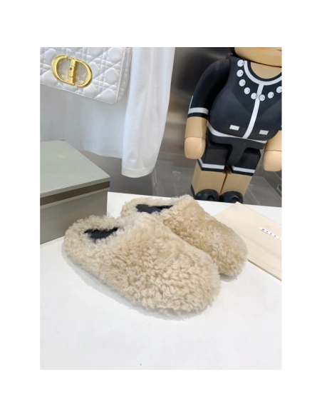 Marni Fussbett Sabot Slide Beige PB,Marni Slide,Men Sneakers