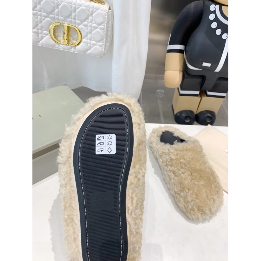 Marni Fussbett Sabot Slide Beige PB,Marni Slide,Men Sneakers