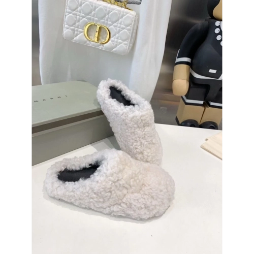 Marni Fussbett Sabot Slide White PB,Marni Slide,Men Sneakers