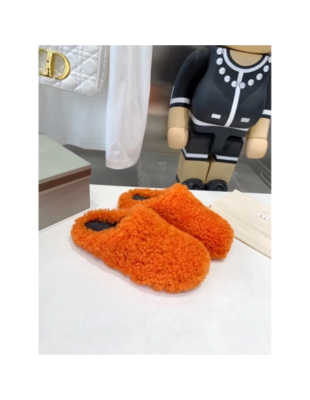Marni Fussbett Sabot Slide Orange PB,Marni Slide,Men Sneakers