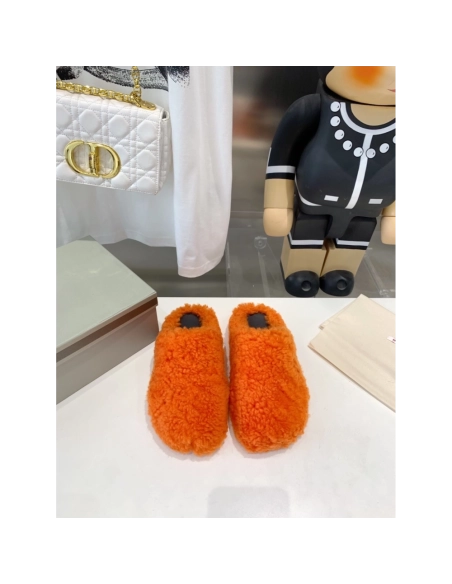 Marni Fussbett Sabot Slide Orange PB,Marni Slide,Men Sneakers