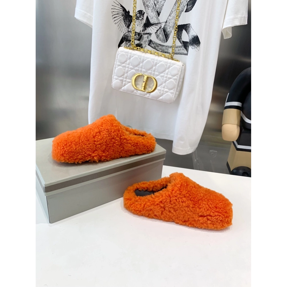 Marni Fussbett Sabot Slide Orange PB,Marni Slide,Men Sneakers