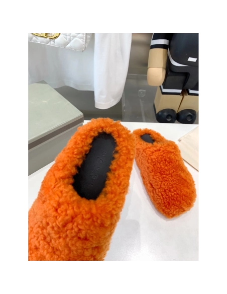 Marni Fussbett Sabot Slide Orange PB,Marni Slide,Men Sneakers