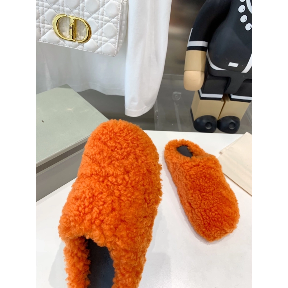 Marni Fussbett Sabot Slide Orange PB,Marni Slide,Men Sneakers