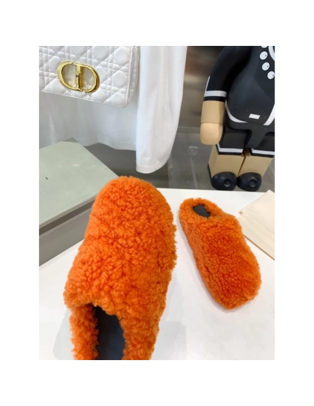 Marni Fussbett Sabot Slide Orange PB,Marni Slide,Men Sneakers