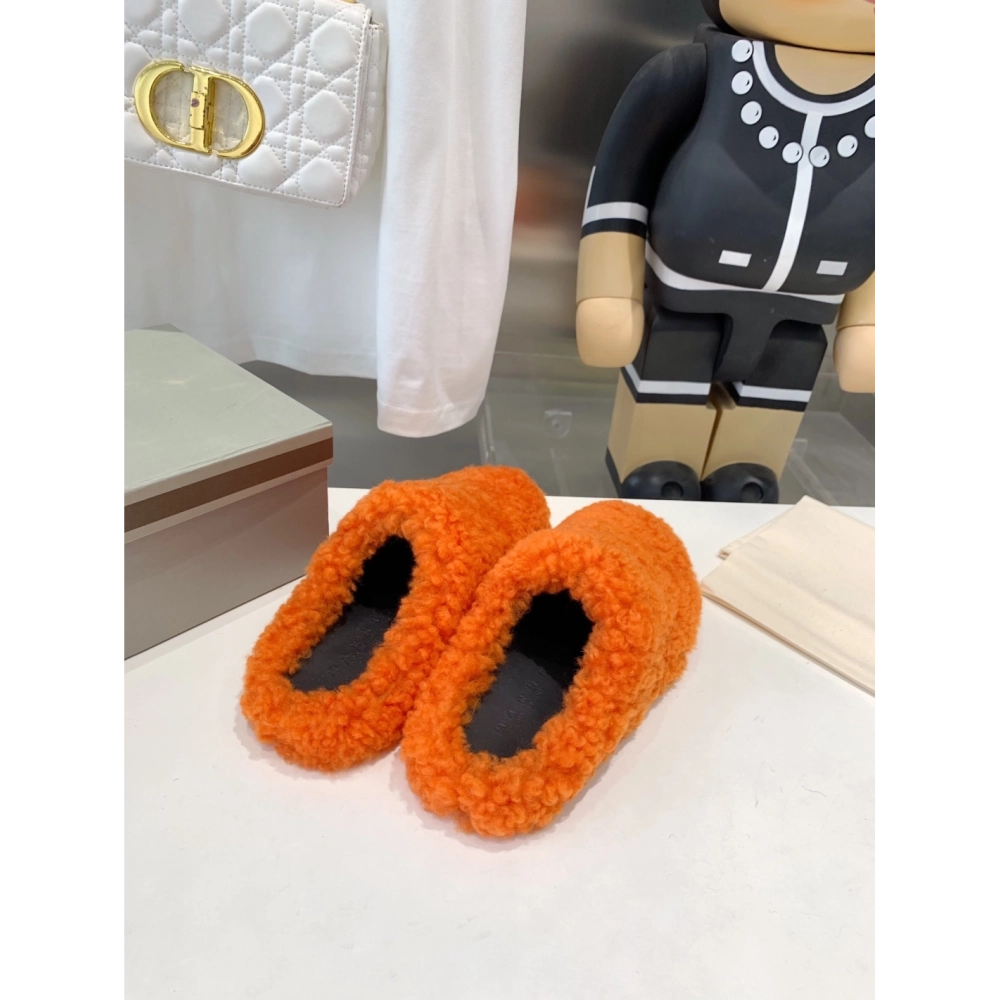 Marni Fussbett Sabot Slide Orange PB,Marni Slide,Men Sneakers