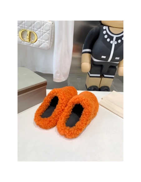 Marni Fussbett Sabot Slide Orange PB,Marni Slide,Men Sneakers