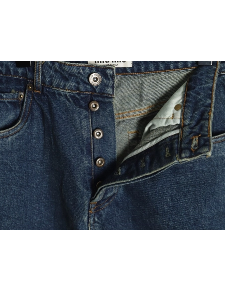 Miu Miu back pocket embroidered logo jeans,Miu Miu,