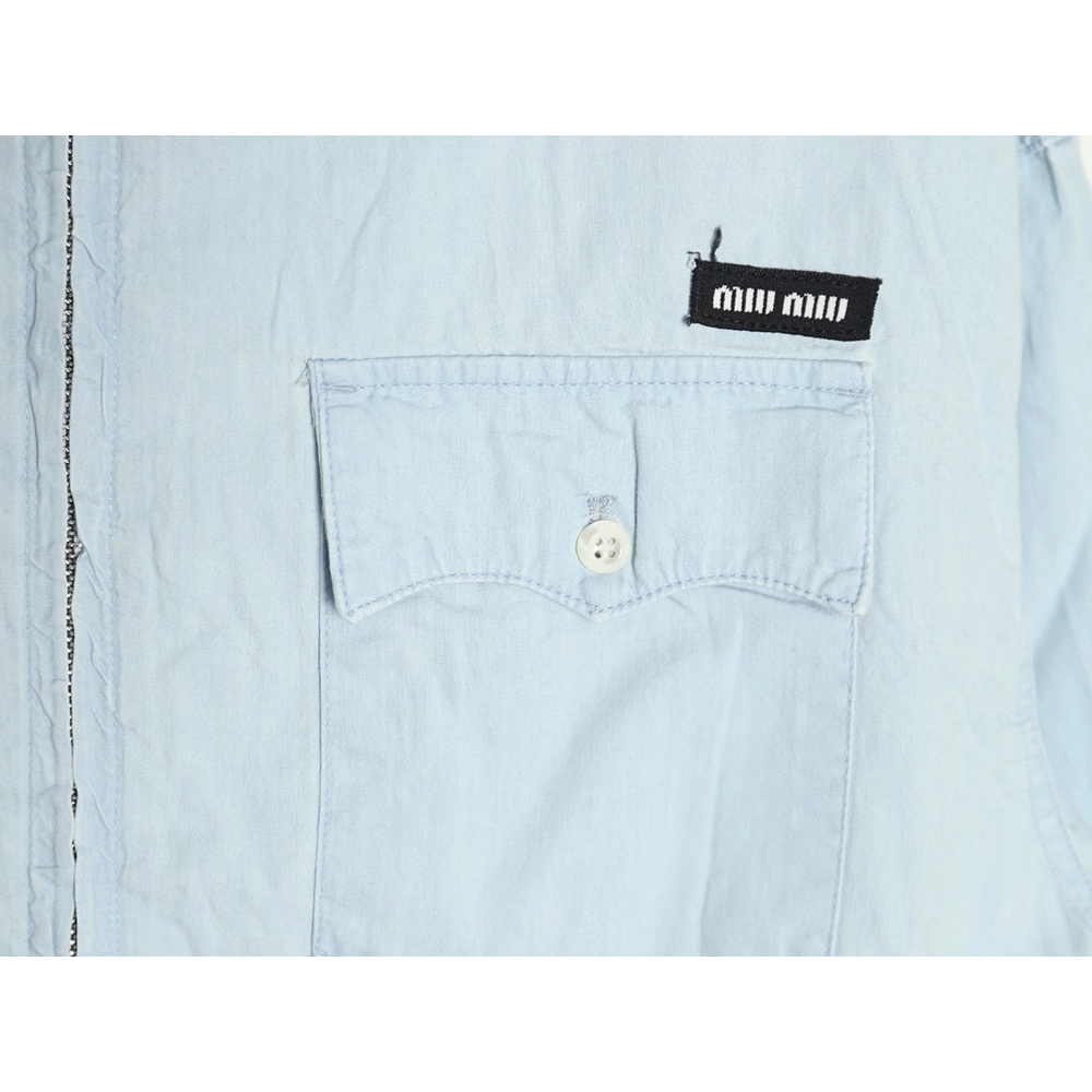 Miu Miu double pocket belted jacket,Miu Miu Jacket,Jacket,APPAREL