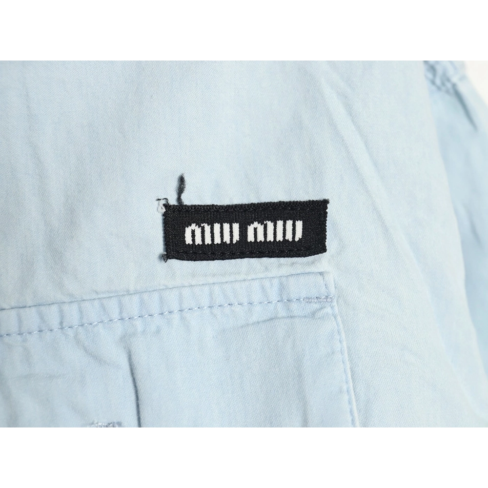 Miu Miu double pocket belted jacket,Miu Miu Jacket,Jacket,APPAREL