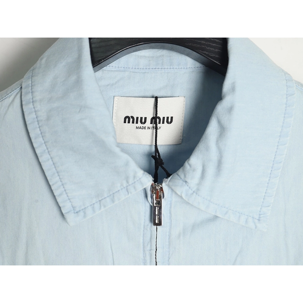 Miu Miu double pocket belted jacket,Miu Miu Jacket,Jacket,APPAREL