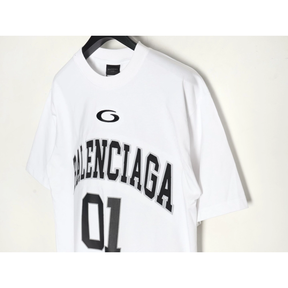 Balenciaga basketball jersey embroidered print shortsleeved Tshirt,Balenciaga T Shirt,Tshirt,APPAREL