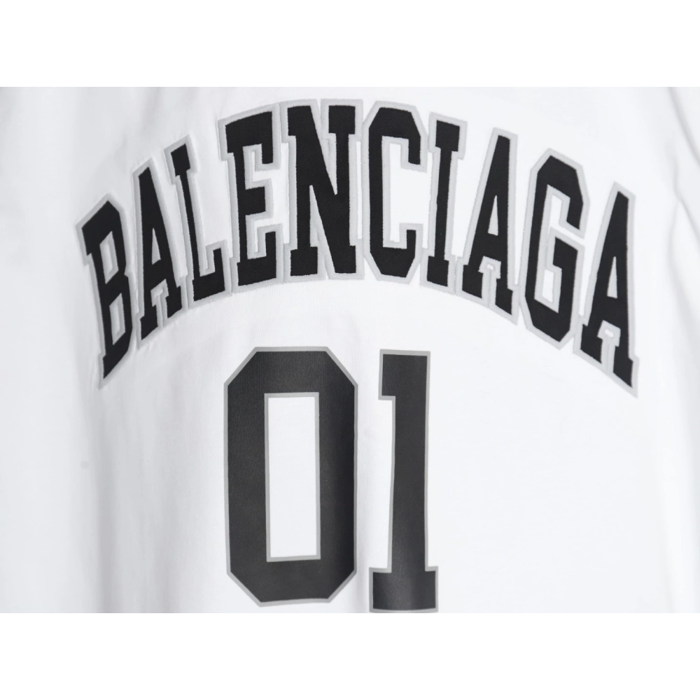 Balenciaga basketball jersey embroidered print shortsleeved Tshirt,Balenciaga T Shirt,Tshirt,APPAREL