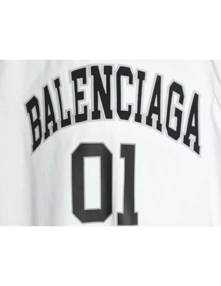 Balenciaga basketball jersey embroidered print shortsleeved Tshirt,Balenciaga T Shirt,Tshirt,APPAREL