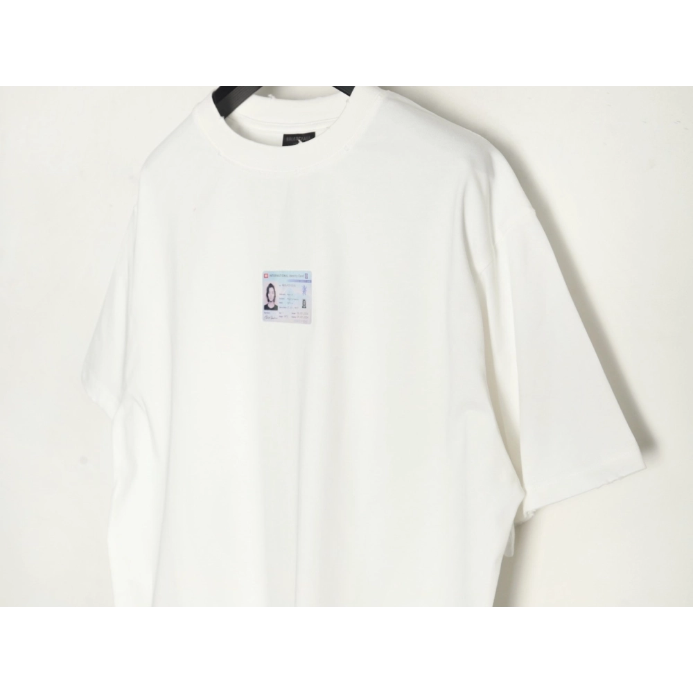 Balenciaga ID shortsleeved Tshirt,Balenciaga T Shirt,Tshirt,APPAREL