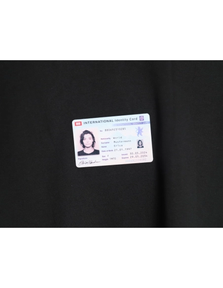 Balenciaga ID shortsleeved Tshirt,Balenciaga T Shirt,Tshirt,APPAREL