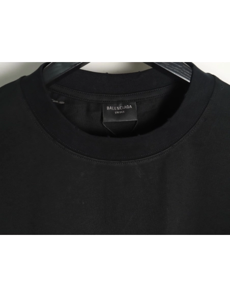Balenciaga back offset printed shortsleeved Tshirt,Balenciaga T Shirt,Tshirt,APPAREL