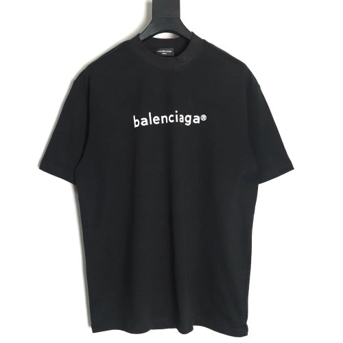 Balenciaga Small R Logo Print Short Sleeve Tshirt,Balenciaga T Shirt,Tshirt,APPAREL